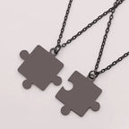 Matching Puzzle Piece Pendant Necklaces Lootquake LLC