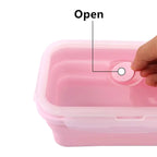 Silicone Rectangle Lunch Box Set