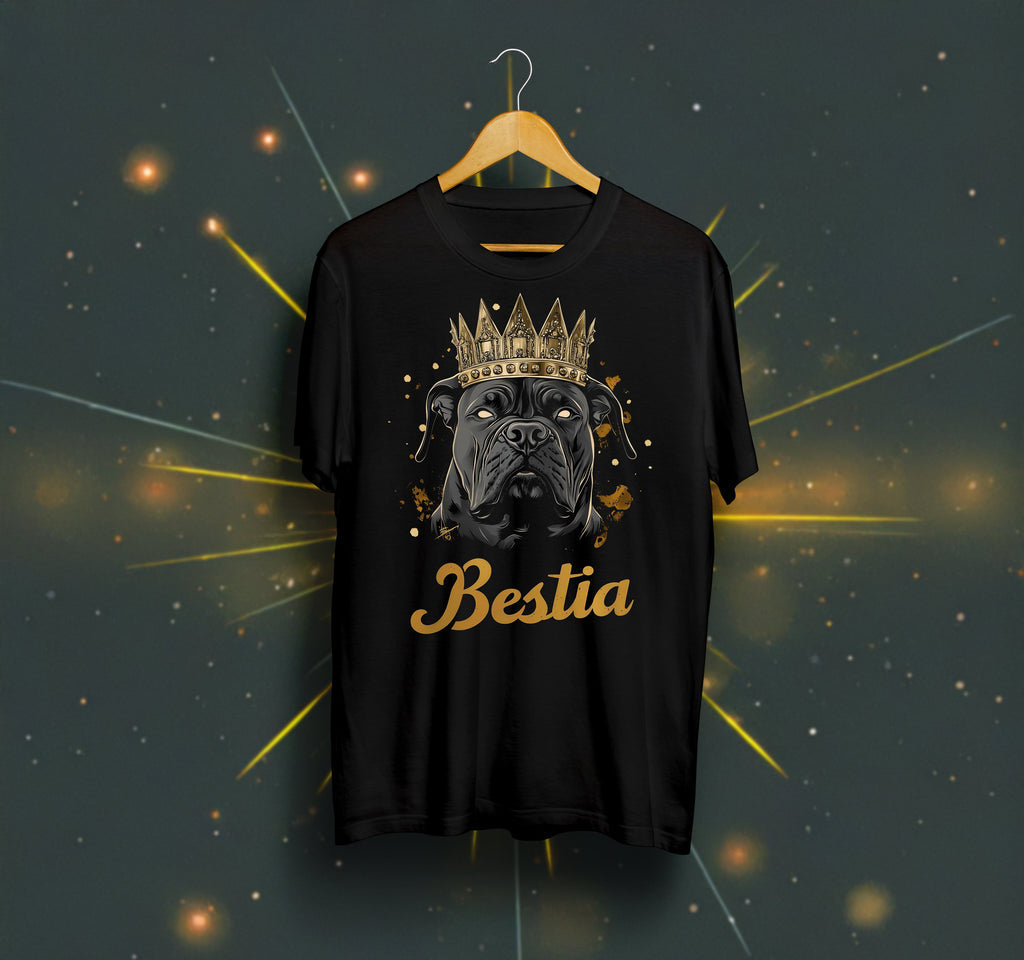 Cane Corso T-shirt Black V2 Bestia Dog Gear