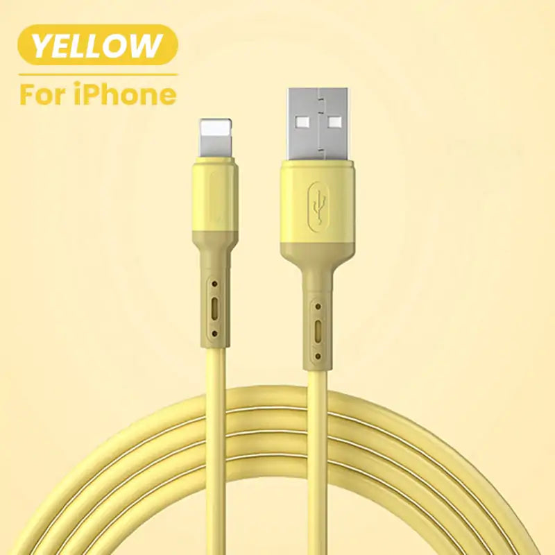 Lightning Silicone Charger Cable Pi-Mart
