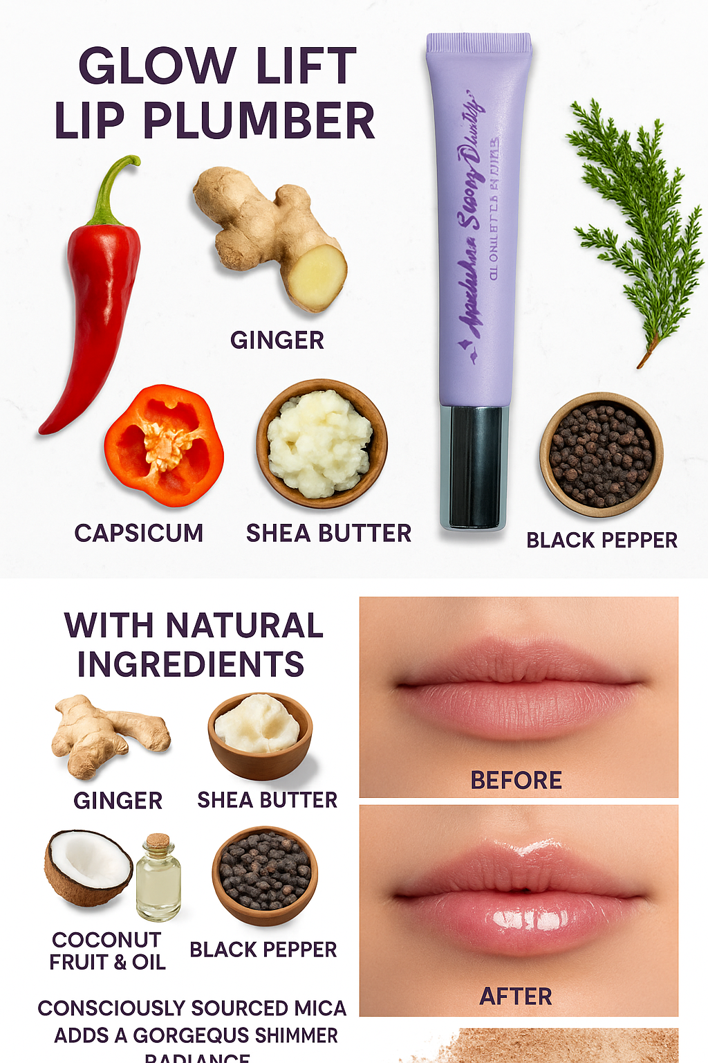 Ashunta Sheriff Beauty Glow Lift Lip Plumper - SJB-DIAMOND ELITES