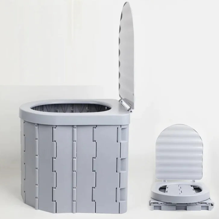 Travel-Friendly Folding Portable Toilet Pi-Mart