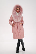Genuine Fox Down Coat - SJB-DIAMOND ELITES