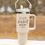 Baseball Mom Tumbler - Don't Make Me Use My Baseball Mom Voice 20oz BandsCo Straps