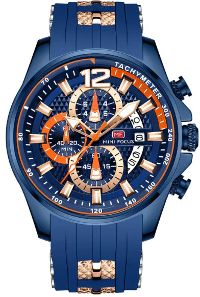 Watch Waterproof Quartz Watch Large Dial Luminous Men's Watch 0350G Pi-Mart
