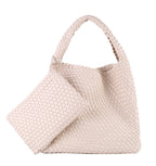 Commuter Hobo Bag Large Woven Purse 2 in 1 - SJB-DIAMOND ELITES