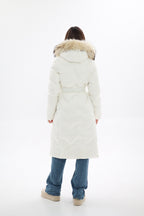 Genuine Fur Trim Down Fill Coat