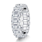 Sterling Silver Ring with High Carbon Diamond Simulant Pi-Mart