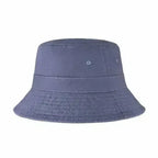 Canvas Bucket Hat - Washed Cotton Moldable Brim - UPF Sun Protection