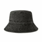Canvas Bucket Hat - Washed Cotton Moldable Brim - UPF Sun Protection