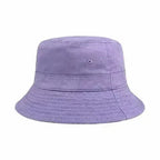 Canvas Bucket Hat - Washed Cotton Moldable Brim - UPF Sun Protection