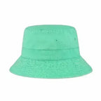 Canvas Bucket Hat - Washed Cotton Moldable Brim - UPF Sun Protection