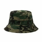 Canvas Bucket Hat - Washed Cotton Moldable Brim - UPF Sun Protection