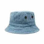 Canvas Bucket Hat - Washed Cotton Moldable Brim - UPF Sun Protection