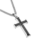 Black Iron Cross Necklace KingdomWear