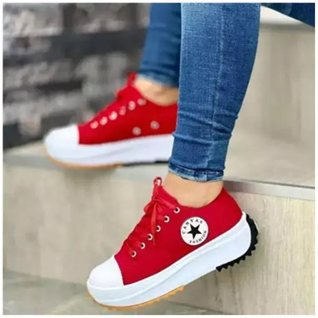 Canvas Comfort Sneakers Pi-Mart