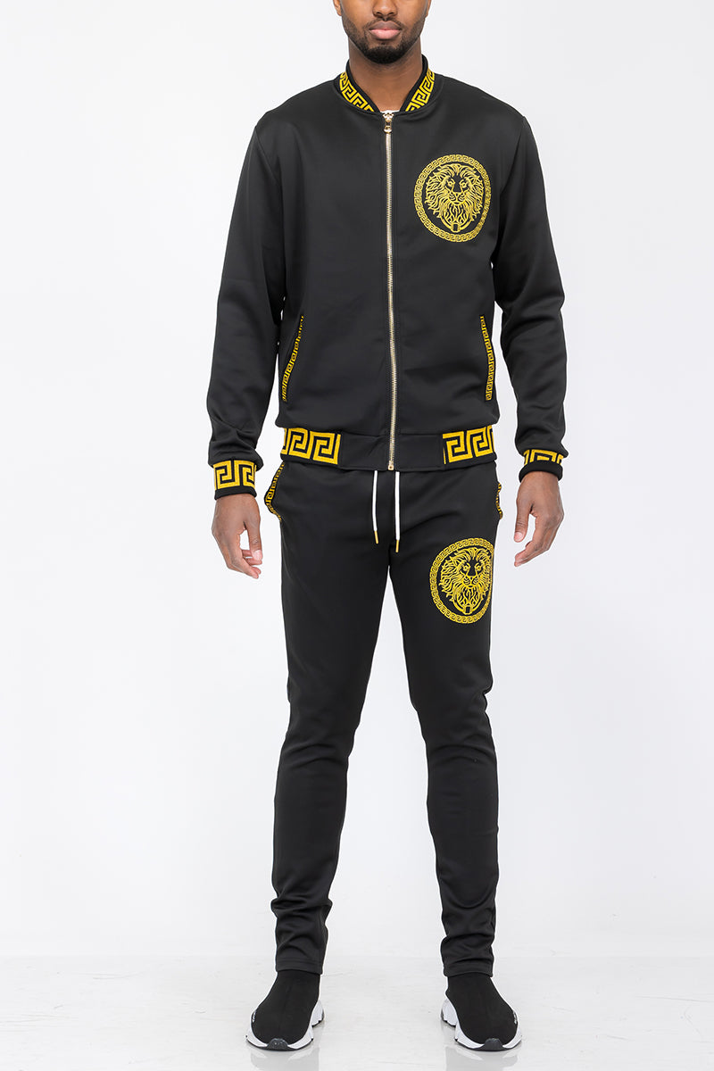 Men's Lion Head Track Set - SJB-DIAMOND ELITES