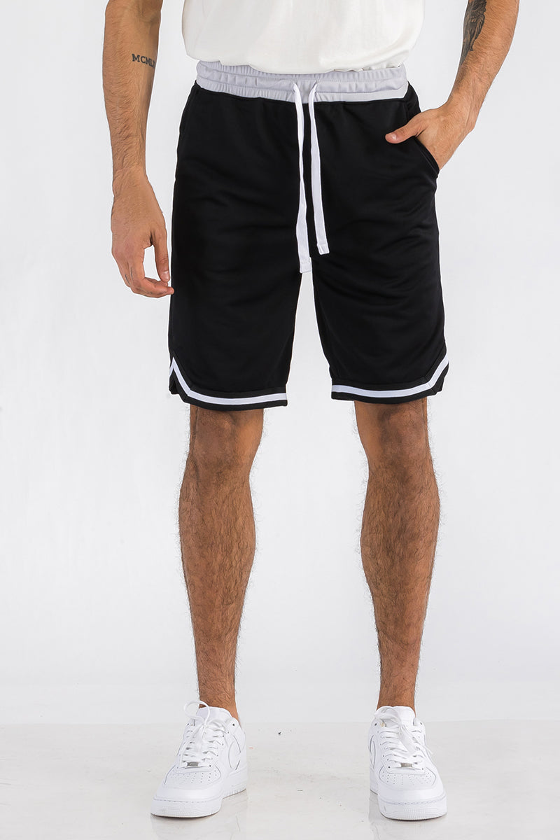 Mens Striped Basketball Active Jordan Shorts - SJB-DIAMOND ELITES