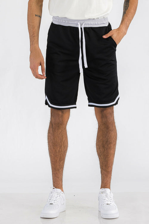 Mens Striped Basketball Active Jordan Shorts - SJB-DIAMOND ELITES