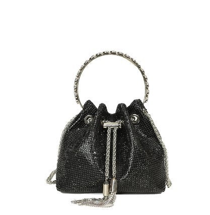 Chic Design Mini Bucket Bag diamond Sling Purse - SJB-DIAMOND ELITES