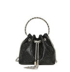 Chic Design Mini Bucket Bag diamond Sling Purse - SJB-DIAMOND ELITES