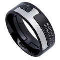 Black Iron Cross Ring KingdomWear