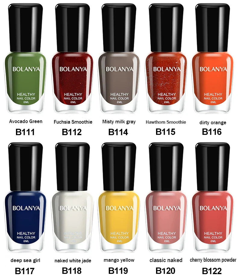 8ml One Unit Waterproof Water Nail Polish Uv Permanent Seedling Varnish B1 Series Fashion - SJB-DIAMOND ELITES