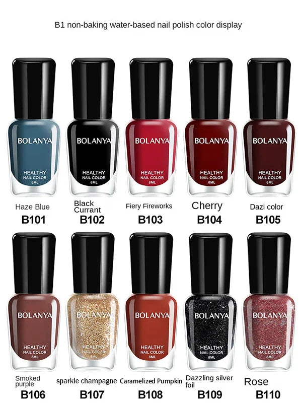 8ml One Unit Waterproof Water Nail Polish Uv Permanent Seedling Varnish B1 Series Fashion - SJB-DIAMOND ELITES