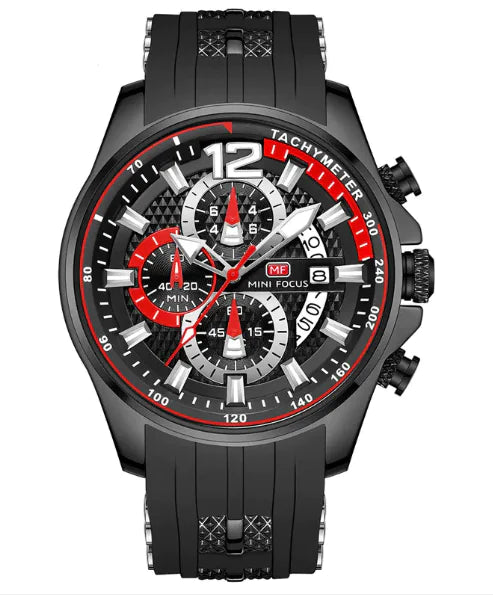 Watch Waterproof Quartz Watch Large Dial Luminous Men's Watch 0350G Pi-Mart