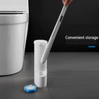 Disposable Toilet Brush Cleaner with Long Handle Bathroom Cleaning Brush Pi-Mart