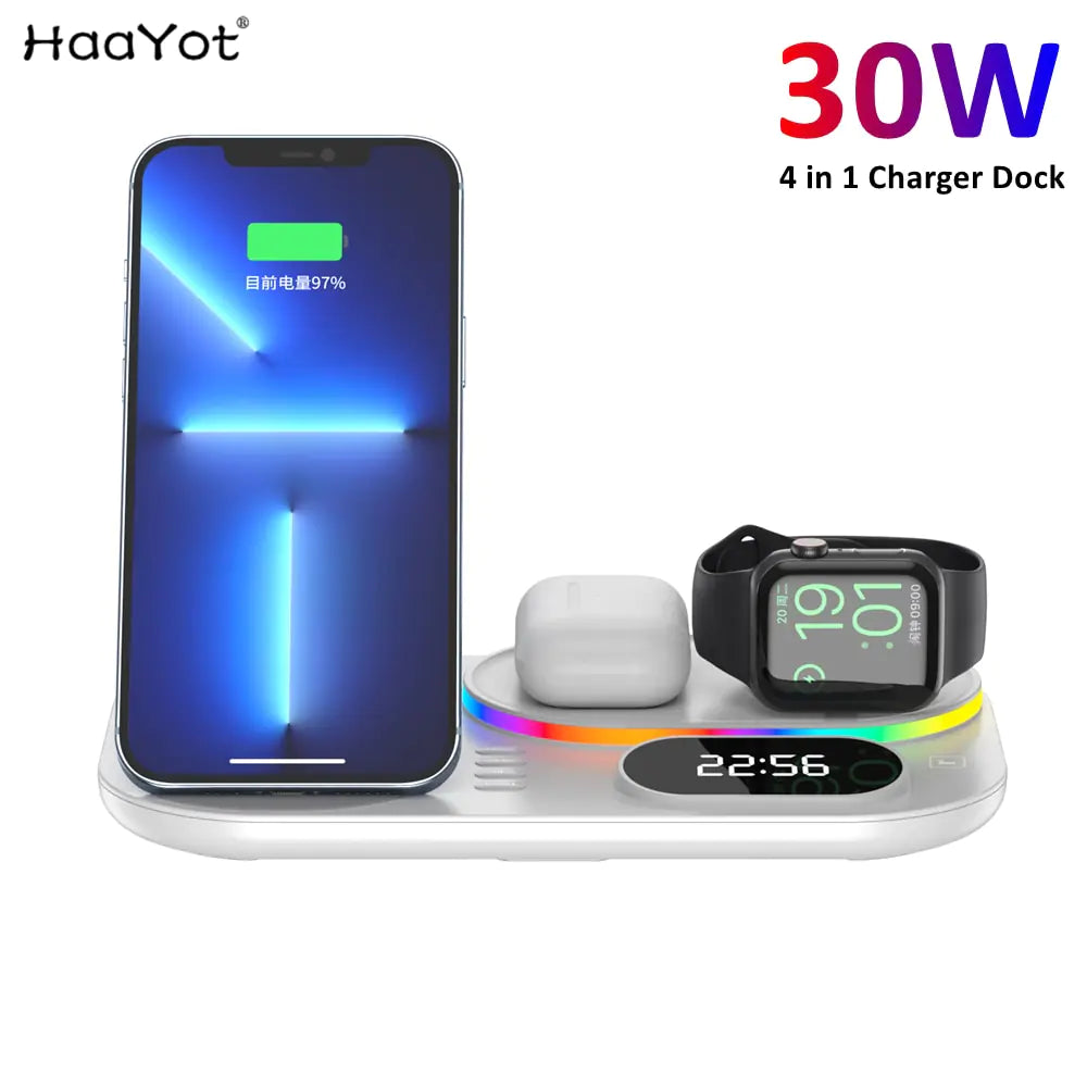 LED Wireless Charger Dock Pi-Mart