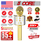 5Core Wireless Karaoke Microphone Bluetooth Mic Portable Handheld Microfonos Inalambricos