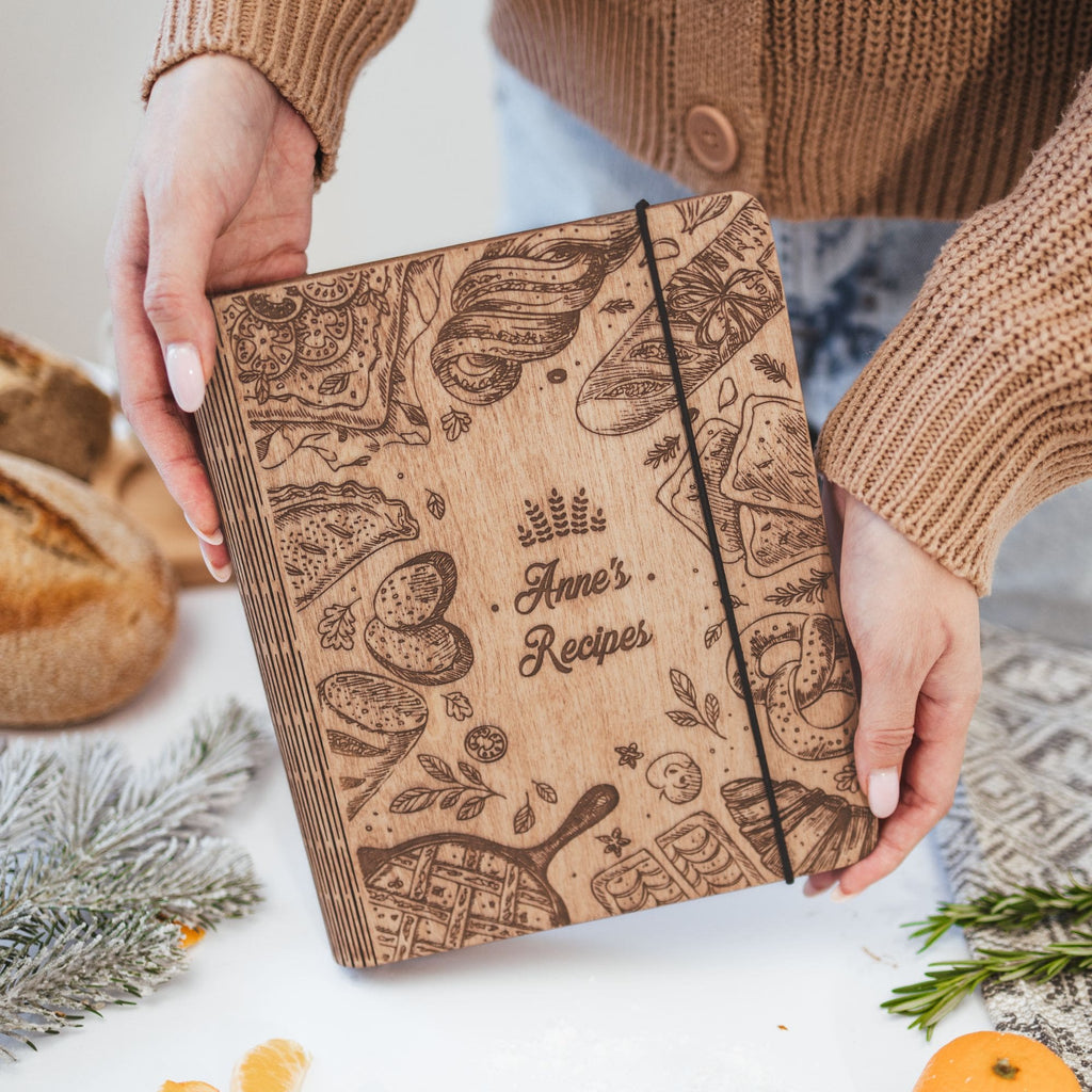 Wooden Recipe Book – Bakery Style - SJB-DIAMOND ELITES