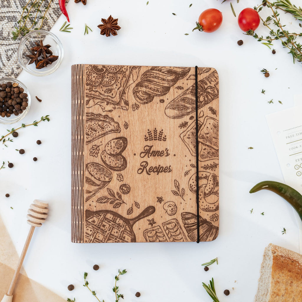 Wooden Recipe Book – Bakery Style - SJB-DIAMOND ELITES