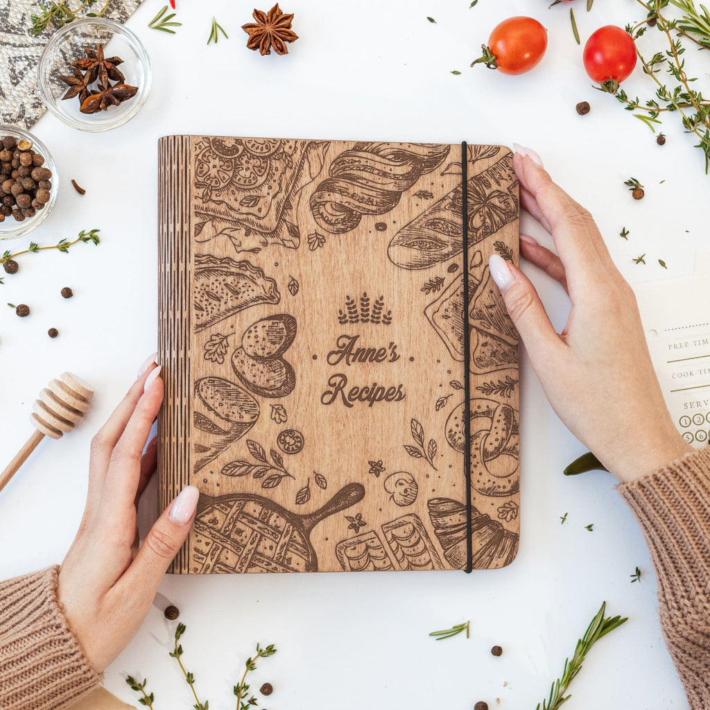 Wooden Recipe Book – Bakery Style - SJB-DIAMOND ELITES