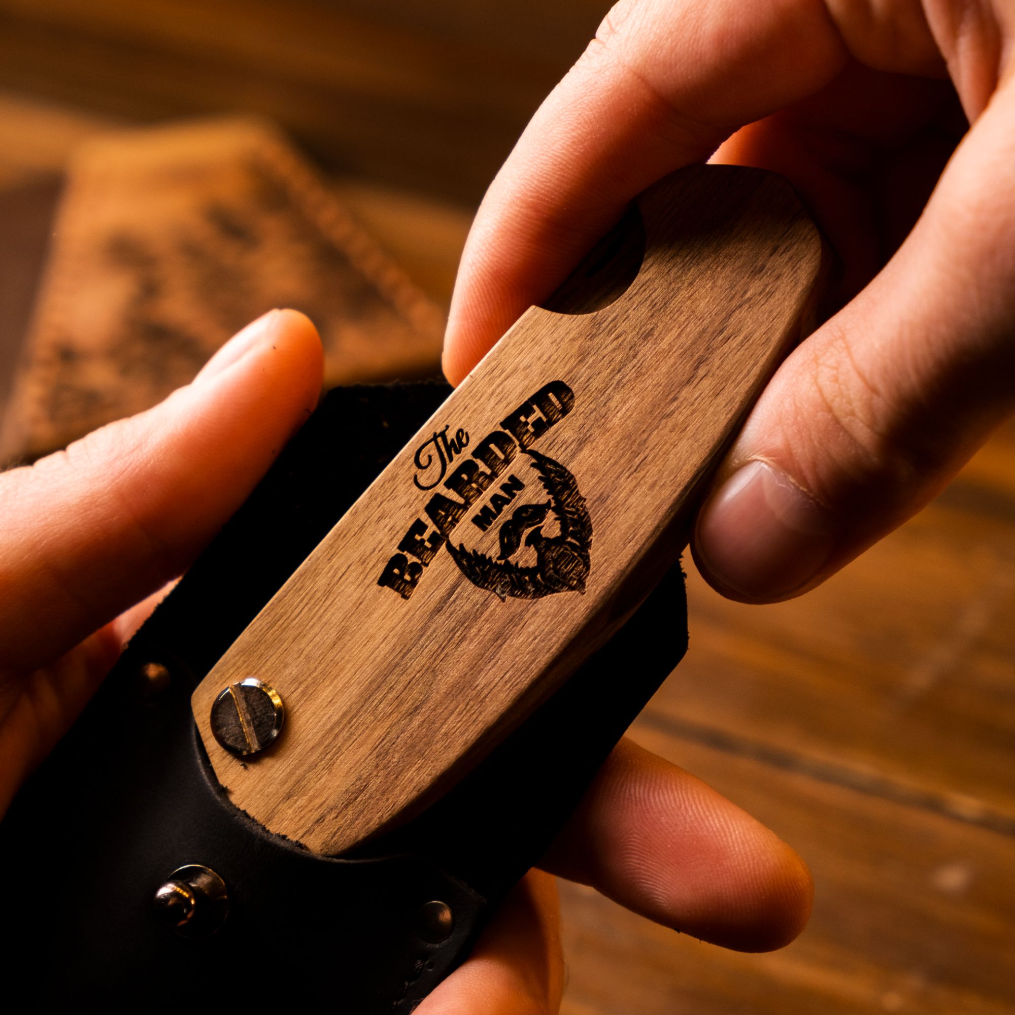 Wooden Beard Comb – Bearded Man - SJB-DIAMOND ELITES