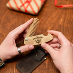 Wooden Beard Comb – Bearded Man - SJB-DIAMOND ELITES