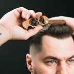 Wooden Beard Comb – Skull Design - SJB-DIAMOND ELITES