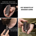 Wooden Beard Comb – Viking Design - SJB-DIAMOND ELITES