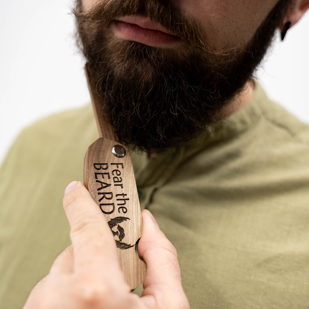 Wooden Beard Comb – Fear the Beard - SJB-DIAMOND ELITES