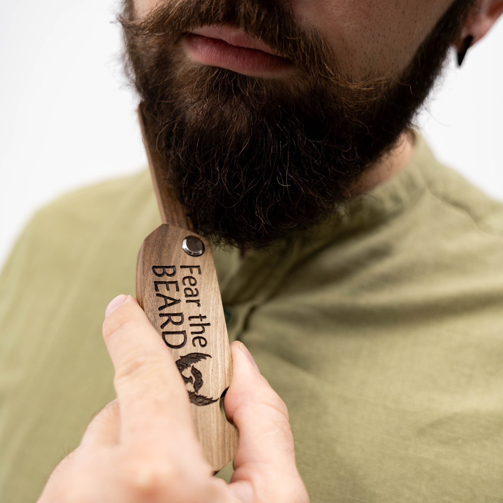Wooden Beard Comb – Fear the Beard - SJB-DIAMOND ELITES