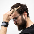 Wooden Beard Comb – Sugar Skull - SJB-DIAMOND ELITES
