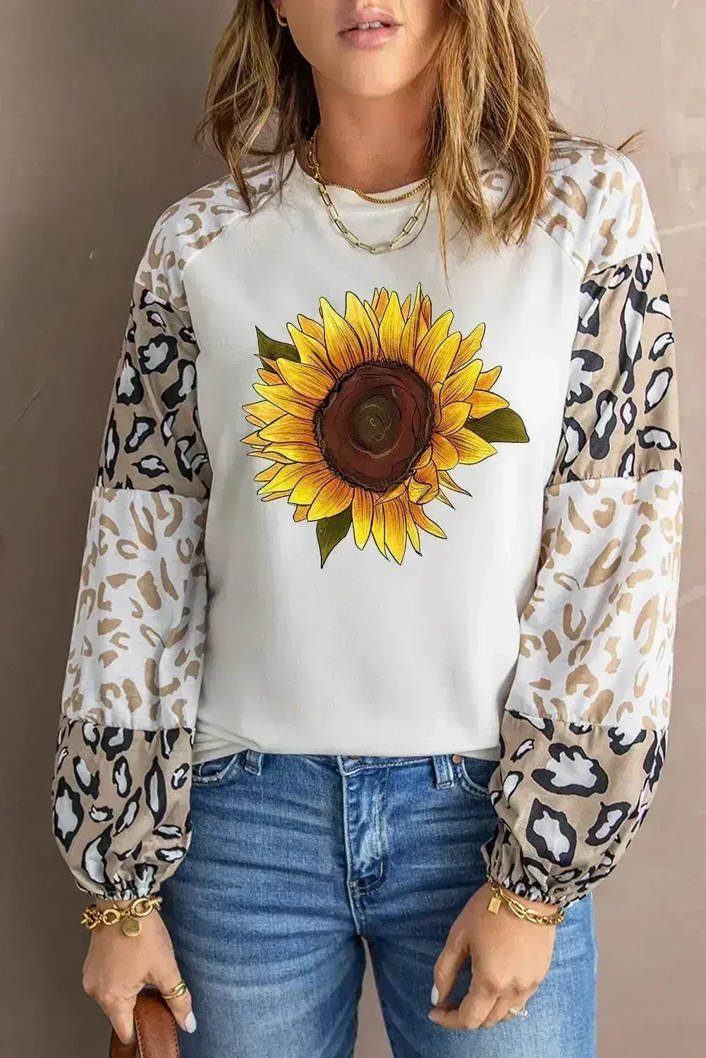Sunflower Graphic Animal Top - SJB-DIAMOND ELITES