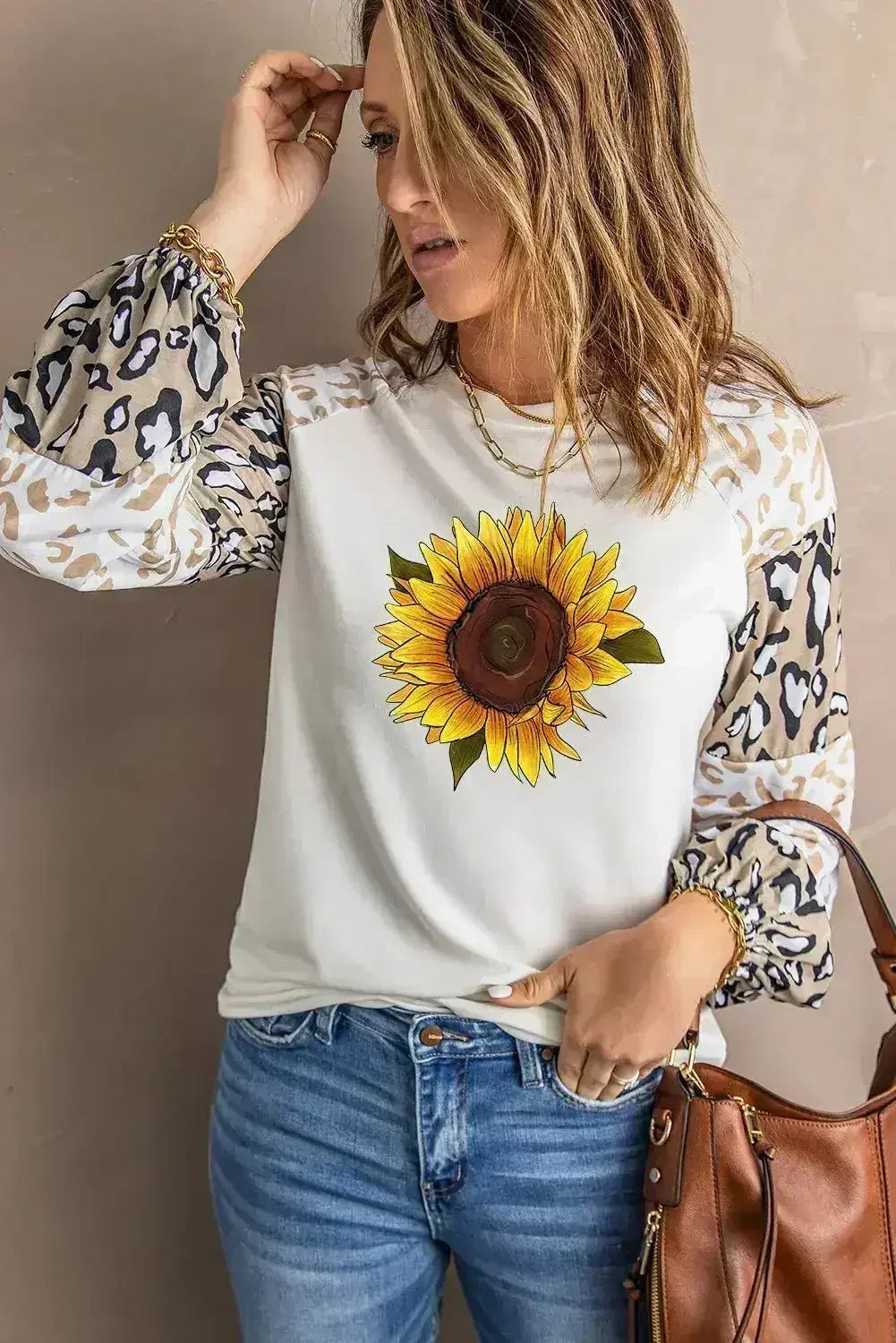 Sunflower Graphic Animal Top - SJB-DIAMOND ELITES