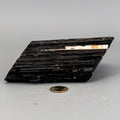 Big Black Tourmaline Hunk w/t Quartz Inclusions