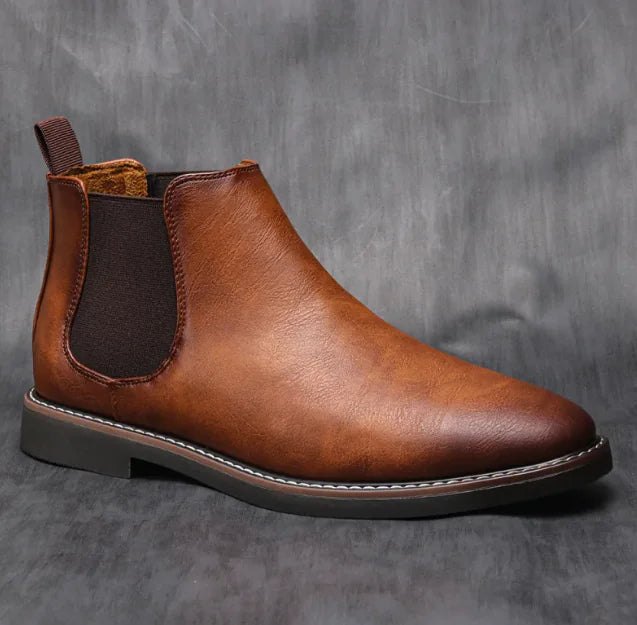 Retro Men's Cowhide Boots Pi-Mart