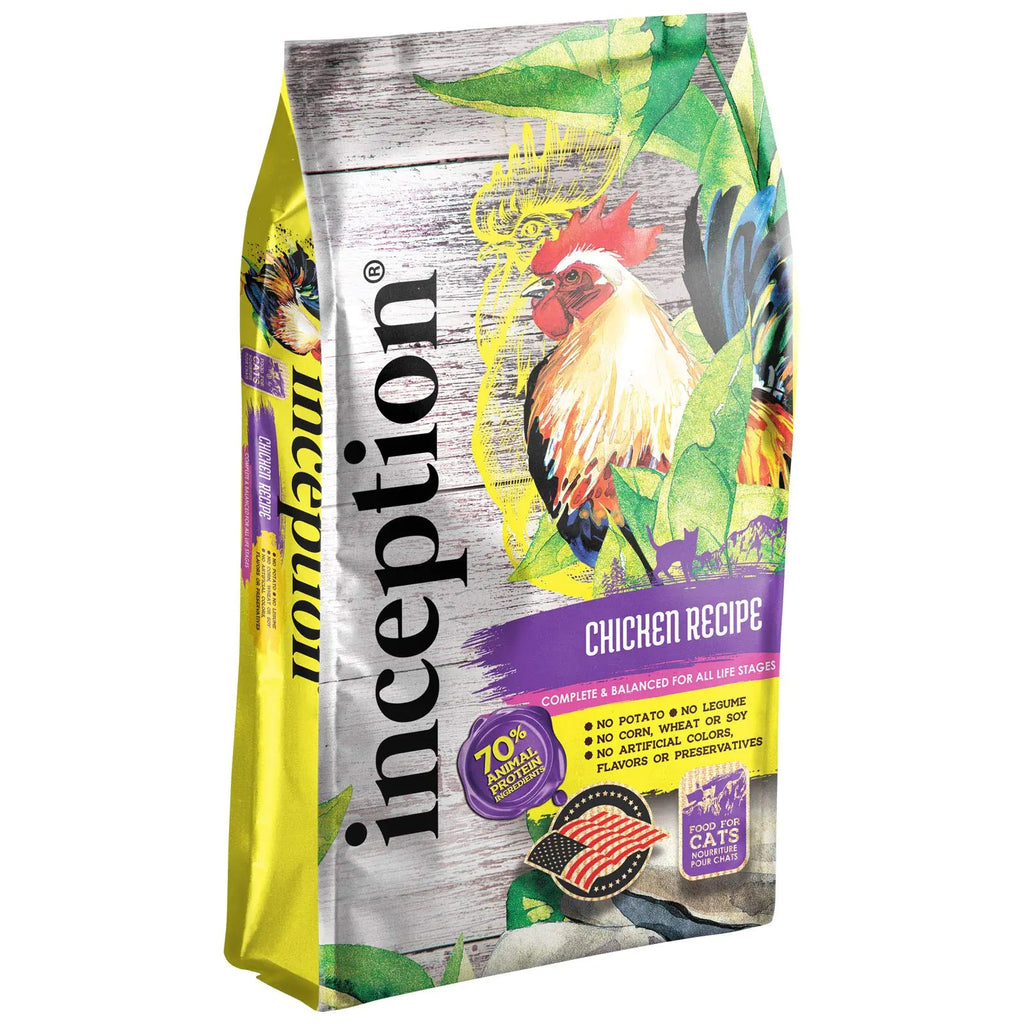 Inception® Dry Cat Food Chicken Recipe – Complete and Balanced Cat Food – Meat First Legume Free Dry Cat Food – 4 lb. Bag Lootquake LLC