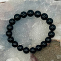 Black Agate Beaded Bracelet - SJB-DIAMOND ELITES