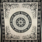 Tiger Elephant Mandala Tapestry Boho Wall Hanging Large