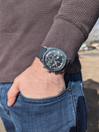 Black Sport Chronograph - SJB-DIAMOND ELITES